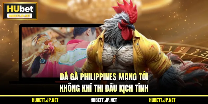 Đá gà Philippines mang tới không khí thi đấu kịch tính