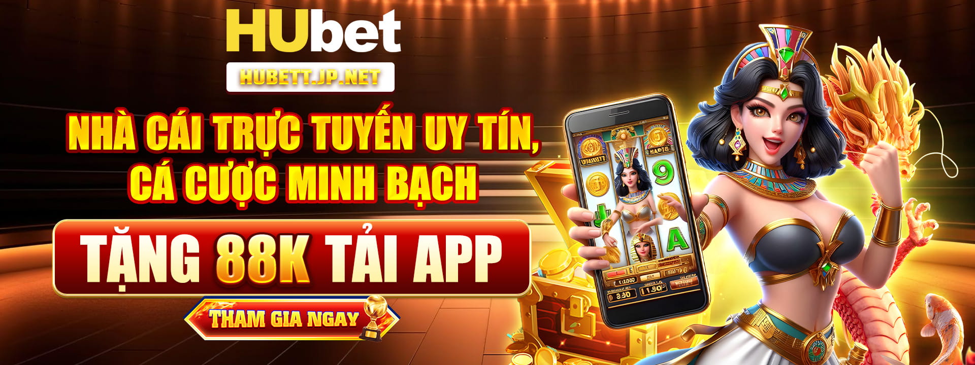 HUBET – Nhà cái trực tuyến uy tín, cá cược minh bạch tặng 88k tải app