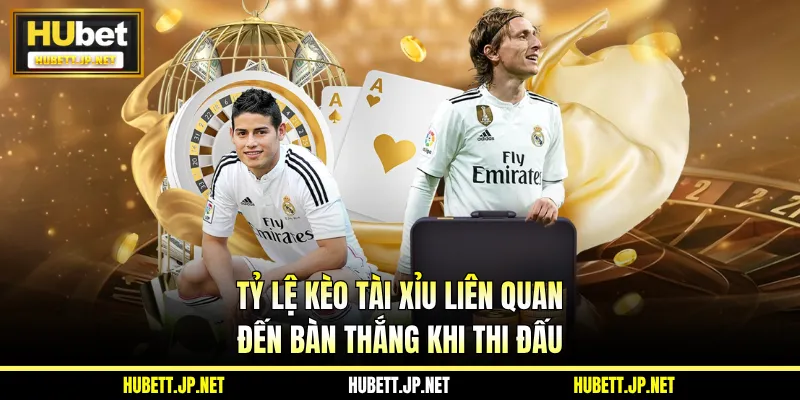 Tỷ lệ kèo tài xỉu liên quan đến bàn thắng khi thi đấu